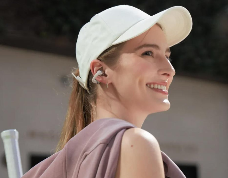 Tai nghe Shokz thiết kế mở, không nhét vào ống tai