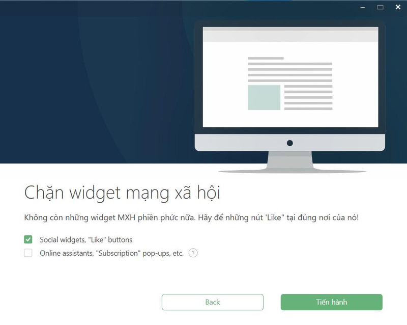 Thiết lập các bộ lọc cơ bản