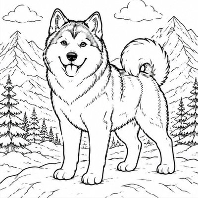 Lông dày Alaska giúp bé luyện kỹ thuật tô lớp và tạo chiều sâu từng vùng lông