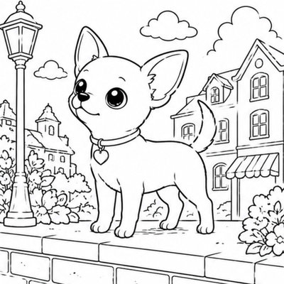 Chihuahua nghịch ngợm giúp bé phát triển kỹ năng kể chuyện qua màu sắc
