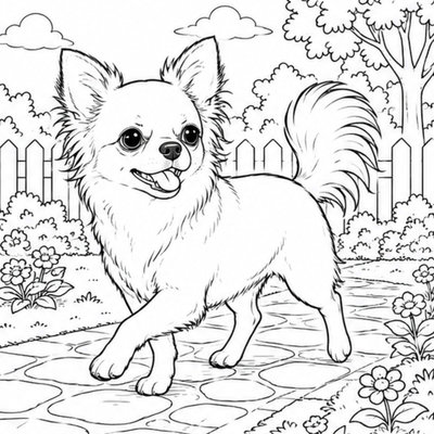 Chihuahua run rẩy giúp bé luyện tô màu thể hiện cảm xúc nhân vật đồng cảm
