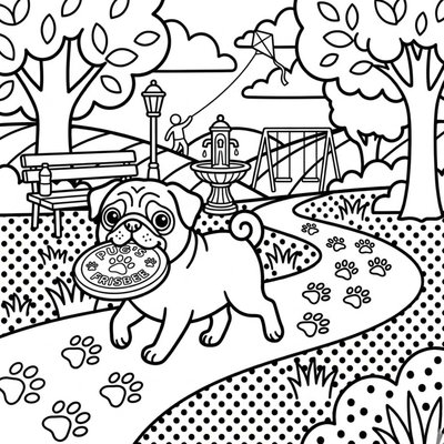 Pug ngạc nhiên giúp bé quan sát và tái hiện cảm xúc động vật qua màu sắc