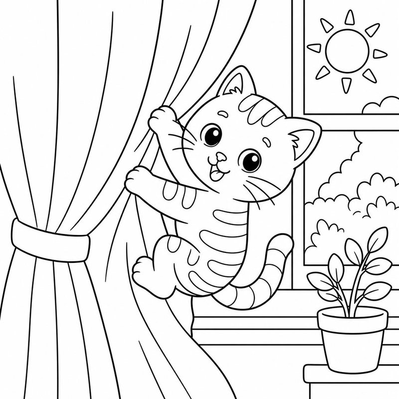 Bé thử tô khung cảnh xung quanh để bức tranh thêm sinh động