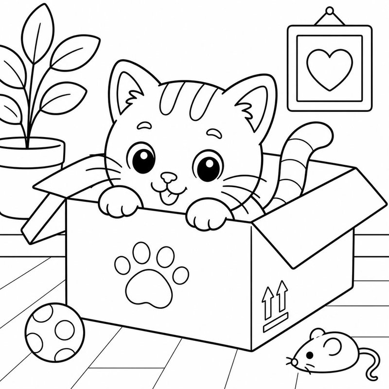 Mèo con đuổi bướm gợi cảm giác nhẹ nhàng vui tươi
