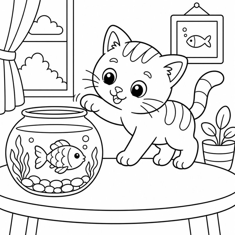 Bé sáng tạo bộ lông với màu sắc theo cảm xúc của mình