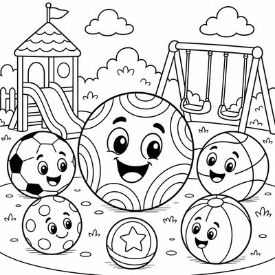 Bóng chibi mừng chiến thắng giúp bé thể hiện cảm xúc tự hào qua màu sắc tranh