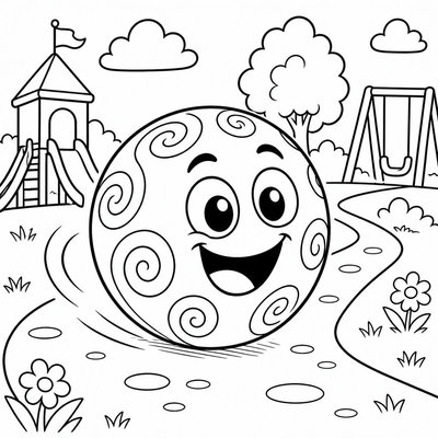 Bóng biểu cảm ngạc nhiên giúp bé luyện tô khuôn mặt ngộ nghĩnh và sinh động
