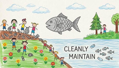 Cộng đồng chung tay dọn sạch bờ sông theo tinh thần Cleanly Maintain để cá có môi trường trong lành