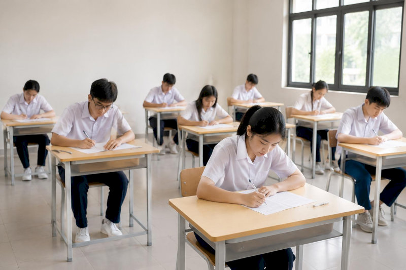 Toán và Văn là hai môn bắt buộc trong kỳ thi tốt nghiệp THPT 2026