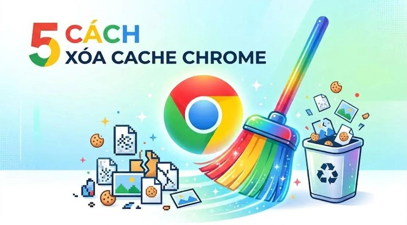 Tổng hợp 5 cách xóa cache Chrome cực đơn giản