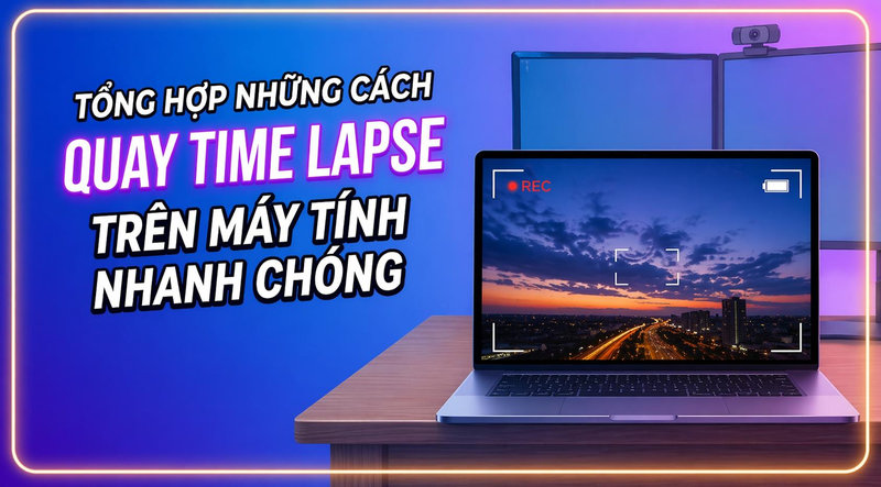 Tổng hợp những cách quay time lapse trên máy tính nhanh chóng