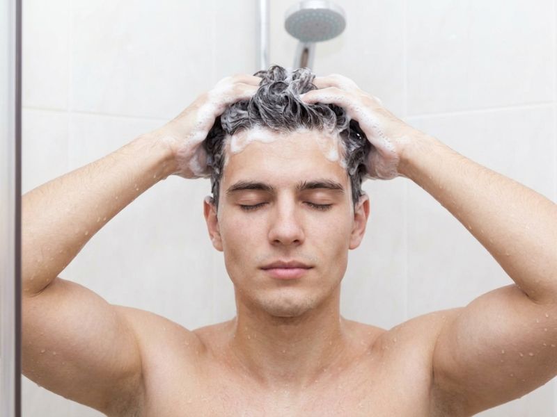 Gội đầu giúp tinh thần thoải mái và không ảnh hưởng đến kết quả thi cử