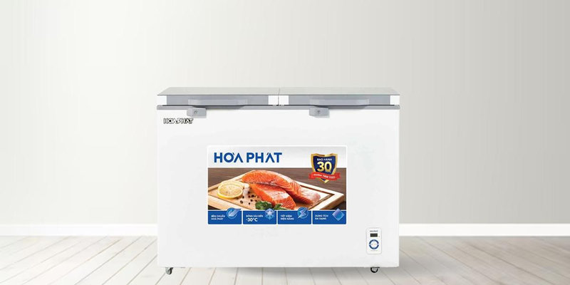 Tủ đông mát Hòa Phát 245 lít HPF BD6245.T1 tiện lợi với 2 ngăn riêng biệt