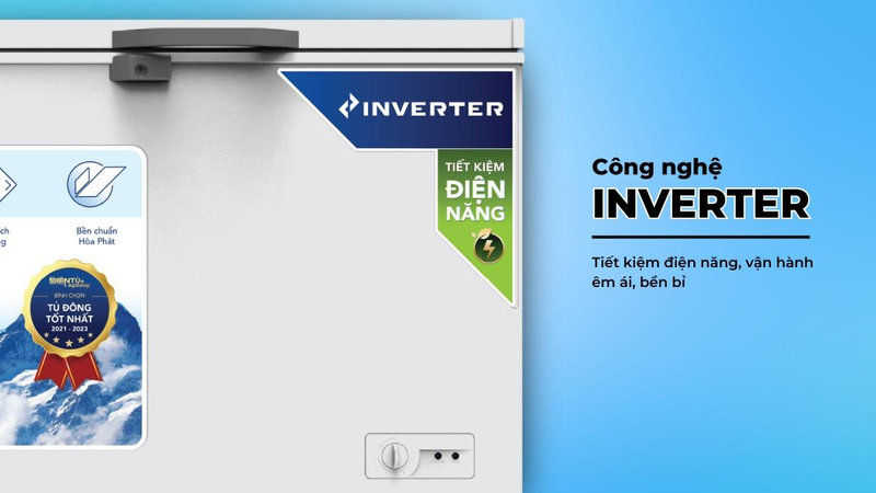 Công nghệ Inverter hỗ trợ tiết kiệm điện năng và vận hành êm ái
