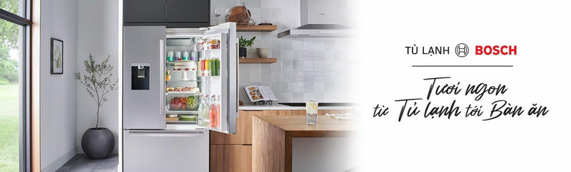 Tủ lạnh Bosch sở hữu những thế mạnh riêng cho gia đình đông thành viên
