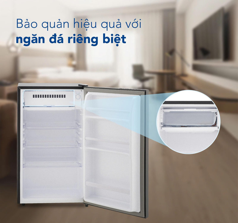 Tủ lạnh Funiki mini 90 lít nhỏ gọn, tiện lợi và tiết kiệm tối đa điện năng tiêu thụ