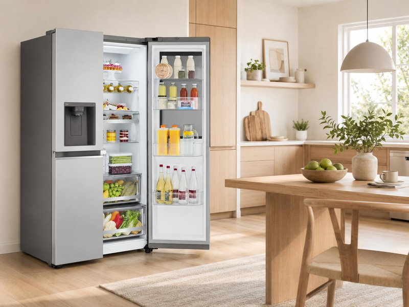 Tủ lạnh Side By Side tiện lợi cho mọi thành viên trong gia đình