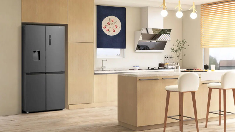 Kiểm tra kích thước và thiết kế tủ lạnh Toshiba 4 cánh trước khi mua
