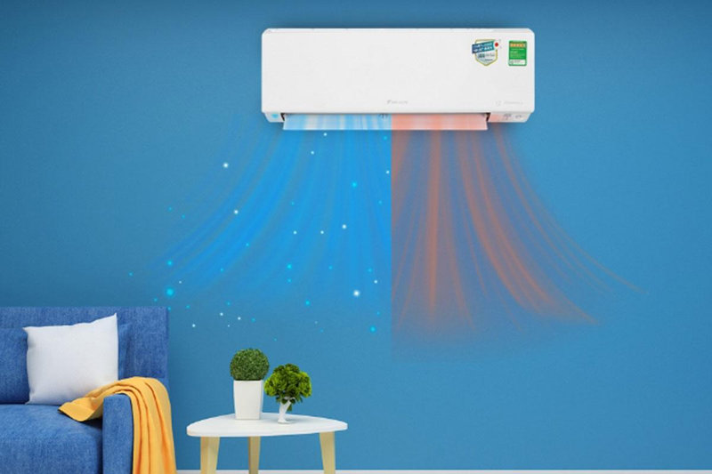 Van đảo chiều thông minh giúp thiết bị thay đổi chu trình làm lạnh hoặc sưởi ấm