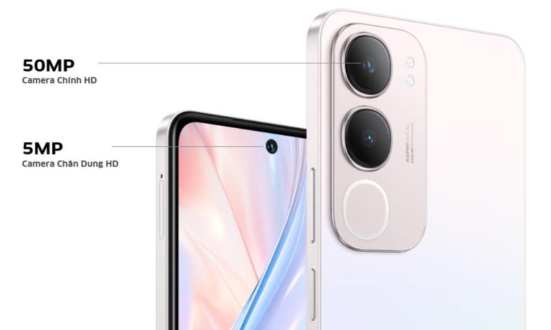 Vivo Y19s Pro nổi bật với camera chính 50MP và camera chân dung 5MP