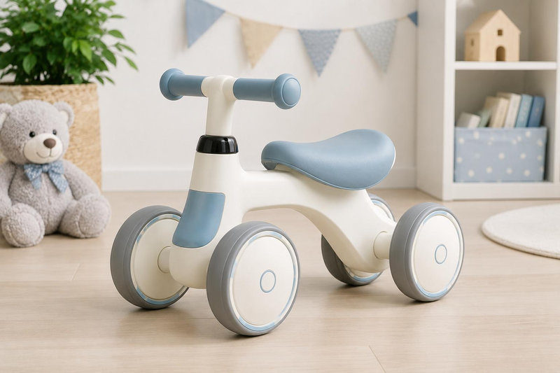 Yên xe chòi chân cho bé 1 tuổi cần có độ cao phù hợp