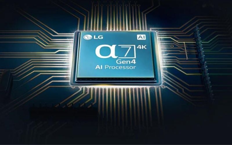 Bộ xử lý α7 Gen4 AI của LG