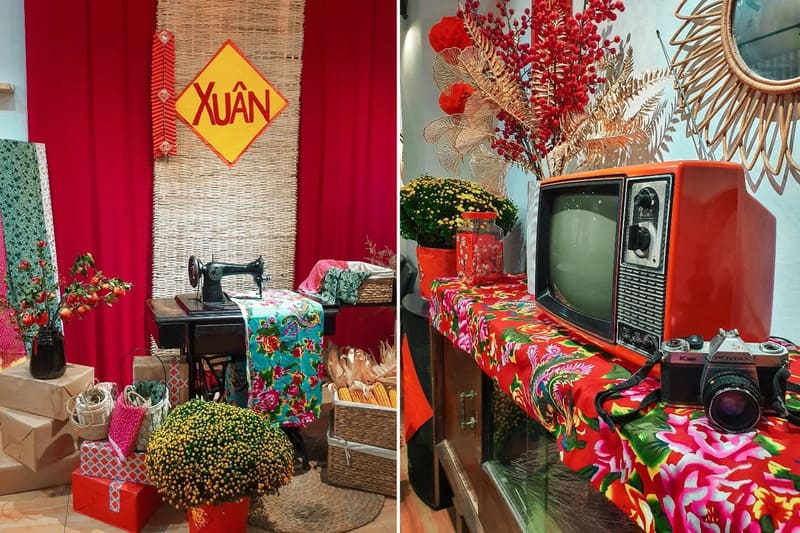 Trang trí Tết Quán cafe phong cách ấm áp