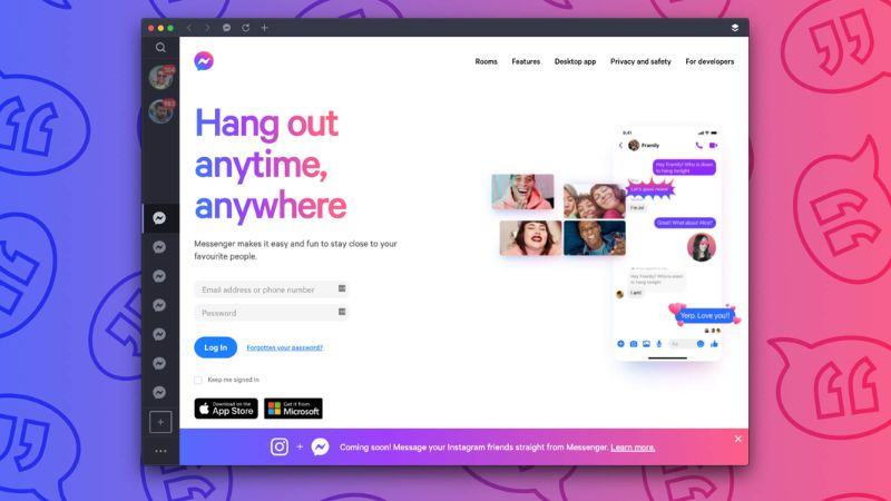 Cách đăng nhập Messenger web trên máy tính
