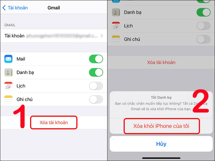 Cách đăng xuất tài khoản Gmail trên iPhone - Fptshop.com.vn