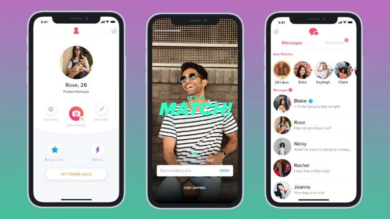 Một số tính năng nổi bật của ứng dụng Tinder