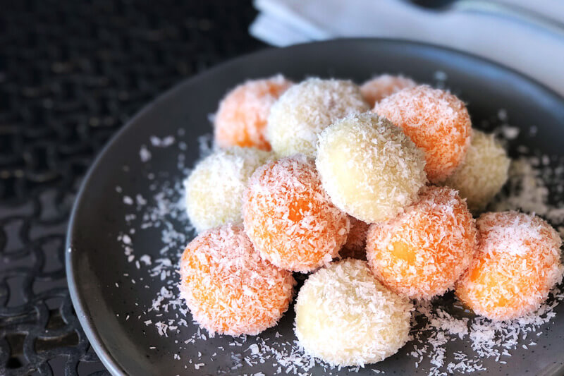 Thành phẩm các viên mứt gừng mật ong