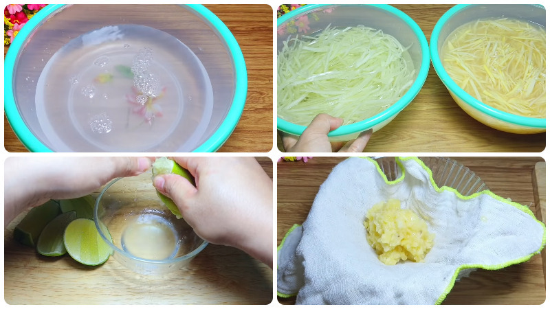 Nguyên liệu làm mứt gừng đu đủ