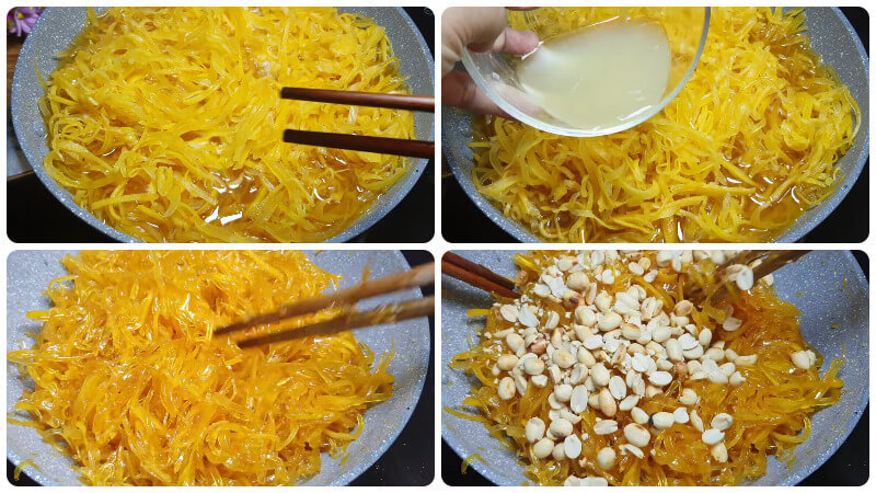 Sên đu đủ và gừng