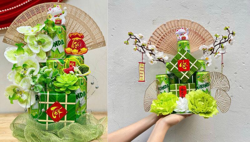 Tháp Mirinda xanh và hoa lục