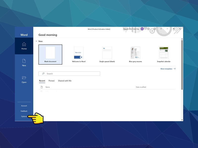 Cách bật tính năng AutoSave