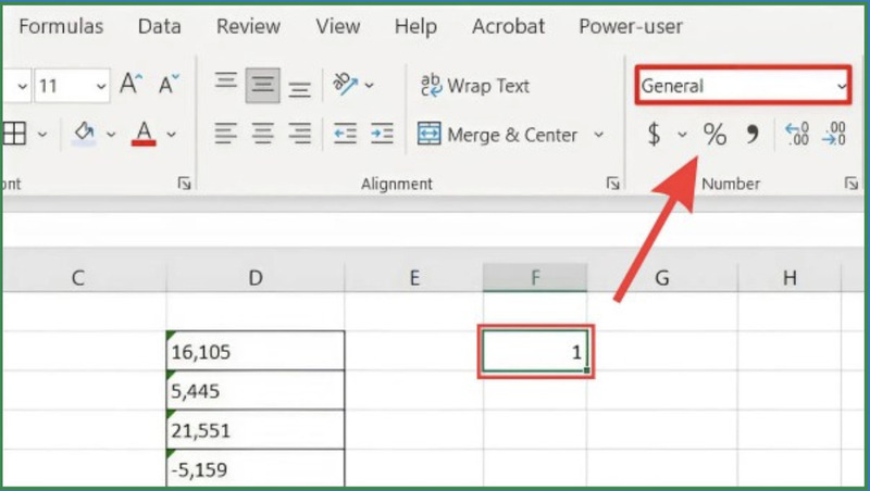 Tạo dữ liệu cho một ô trống