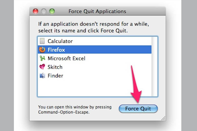 Cách tắt ứng dụng trên Macbook