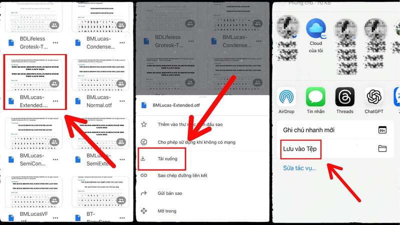 Chọn font chữ phù hợp và tải về điện thoại