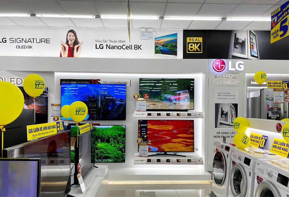 Đa dạng ngành hàng phục vụ mọi nhu cầu gia đình