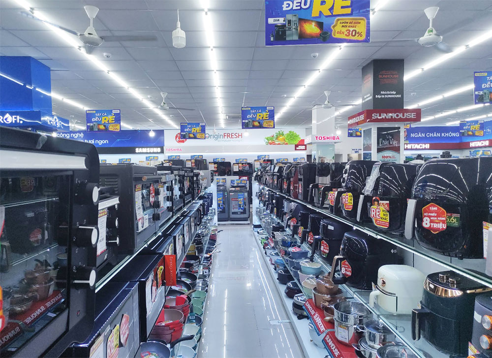 Danh mục sản phẩm đa dạng, đáp ứng mọi nhu cầu