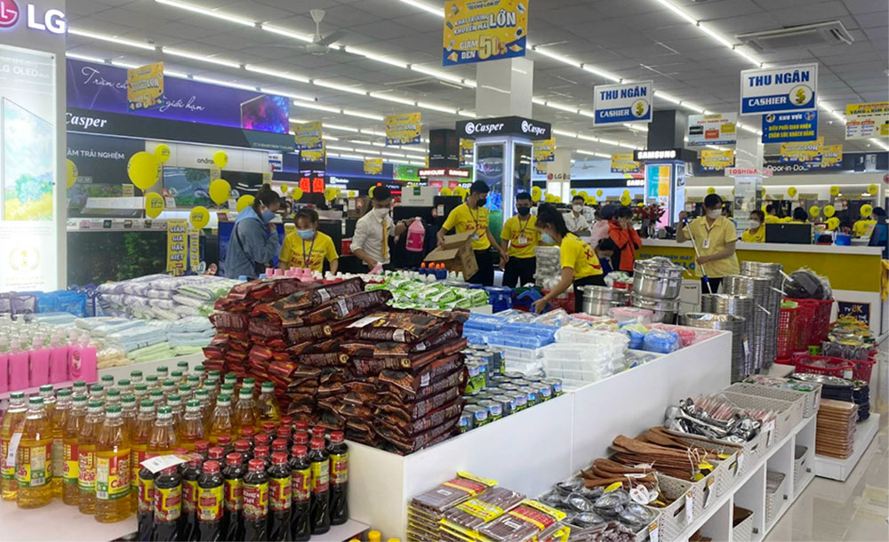 Danh mục sản phẩm đa dạng, đáp ứng đầy đủ nhu cầu gia đình