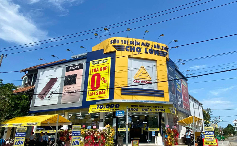 Điện Máy - Nội Thất Chợ Lớn chi nhánh Hội An là điểm đến mua sắm quen thuộc