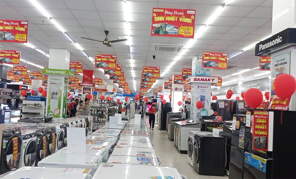 Thương hiệu điện máy uy tín, đa dạng hơn 10.000 sản phẩm