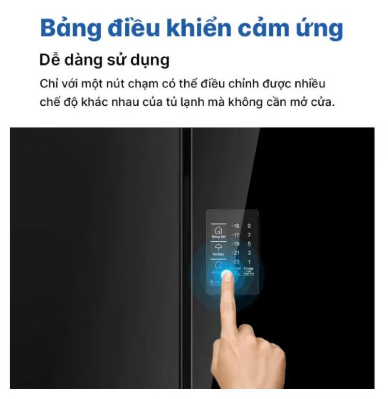 Cần mở khóa bảng điều khiển trước khi thực hiện thao tác điều chỉnh nhiệt độ 