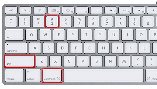 Tổ hợp phím “Command + Shift + 3” giúp bạn chụp lại toàn màn hình trên Macbook một cách nhanh chóng. 