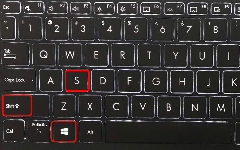 Chụp màn hình bằng tổ hợp phím Windows + Shift + S