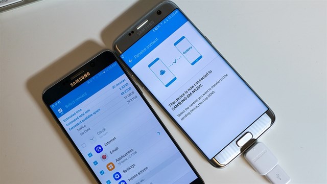 Chuyển dữ liệu từ Samsung sang Samsung với Smart Switch