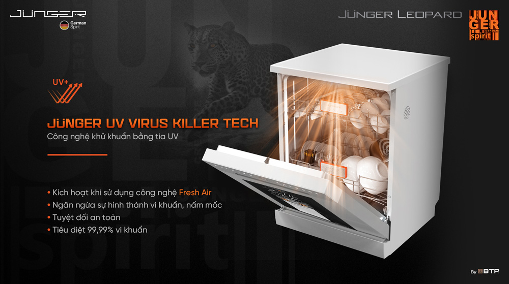 Công nghệ khử trùng Junger UV Virus Killer Tech