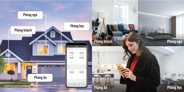 Điều khiển nhiều máy lạnh cùng lúc từ xa