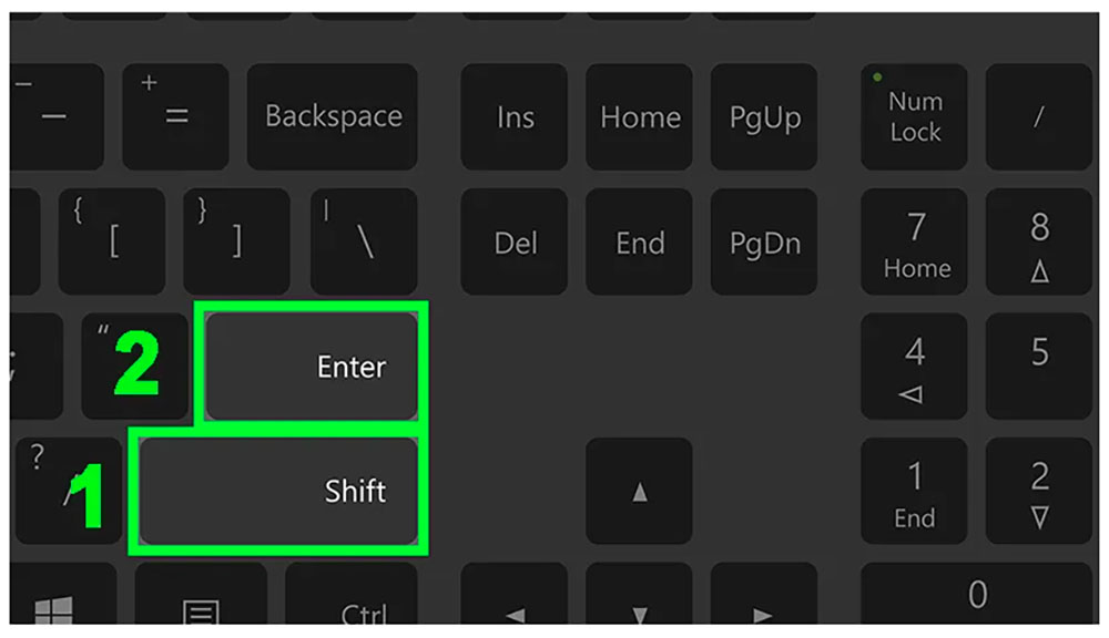 Cách xuống dòng sản phẩm nhập Zalo bên trên PC siêu đơn giản và giản dị với tổng hợp phím Shift + Enter hoặc Alt + Enter.
